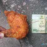 Пържено пилешко бутче в Банкок