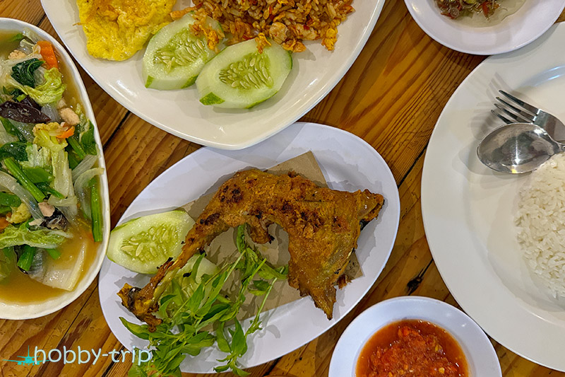 Local restaurant in Bali